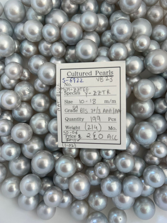 South Sea White - 10 - - 18mm - SH B/S 3+/3 AAA/AA ( 2 / 4 ) - S-6722