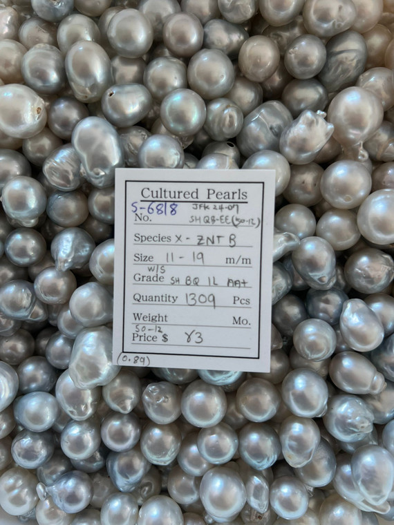 South Sea White - 11 - - 19mm - W/S SH BQ 1L AA+ - S-6818