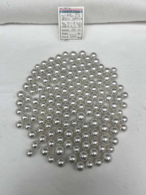 South Sea White - 10 - - 15mm - W/S R- TOPTOP- AAA/AA - <TAG> - S-5127