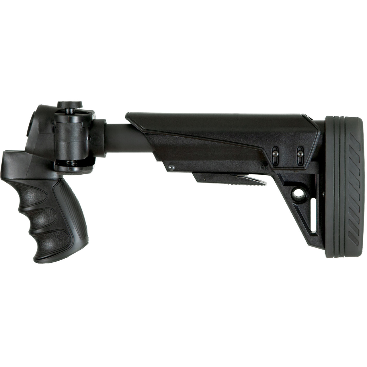 ATI Outdoors, TactLite, Stock, Black, 6 Position, Most Maverick 88, Mossberg 500/535/590/835, Remington 870 and Winchester 1200/1300 12G Pump Shotguns