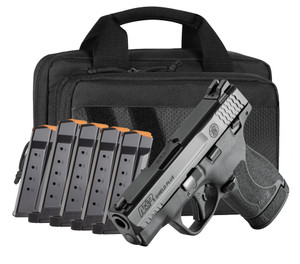 S&W M&P Shield Plus OR 9mm Carry-On Bundle w/ Thumb Safety | 6 Mag Package
