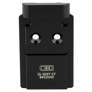 C&H Precision, V4, Optic Mounting Plate, For Glock MOS to Holosun 509T, Anodized, Black
