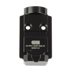 C&H Precision, V4, Optic Mounting Plate, For Prodigy to Holosun 509T, Matte Finish, Black