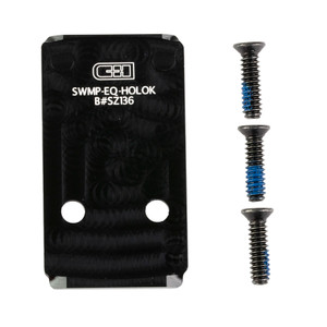 C&H Precision, V4, Optic Mounting Plate, For Equalizer/ M&P 5.7 to Holosun 507K/407K, Anodized Finish, Black