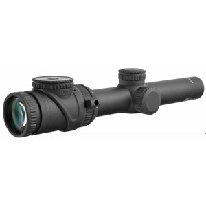 Trijicon, AccuPoint 1-6x24mm Riflescope with BAC, Green Triangle Post Reticle, 30mm Tube, Matte Black, Capped Adjusters
