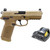 FNX-45 Tactical FDE pistol with FREE Holosun 407C optic