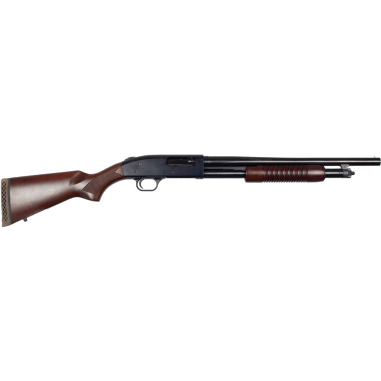 MOSSBERG 500 RETROGRADE 12 GA 18.5'' 5-RD PUMP ACTION SHOTGUN