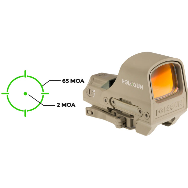 HOLOSUN 510 SERIES FDE GREEN DOT REFLEX SIGHT