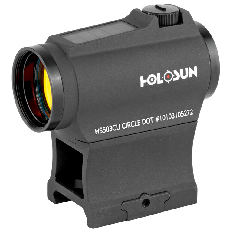 HOLOSUN 2 MOA with 65 MOA Circle Micro Red Dot Sight with 1/3 Co-Witness Mount (HS503CU)