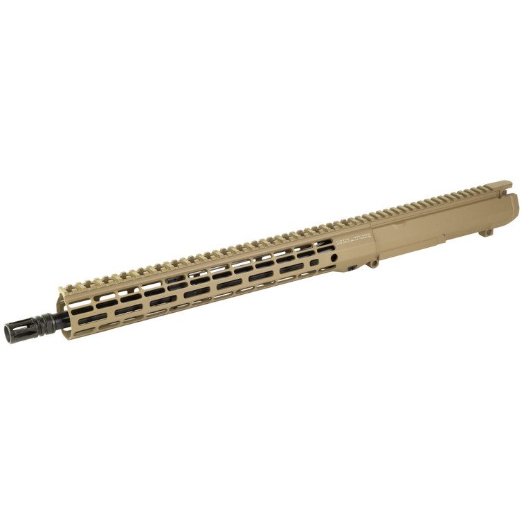 Aero Precision, M5 Complete Upper, 308 Winchester, 16" Barrel, 1:10 Twist, Rifle Length Gas System, ATLAS S-ONE Handguard, Cerakote Finish, Flat Dark Earth, Does Not Include BCG or Carry Handle