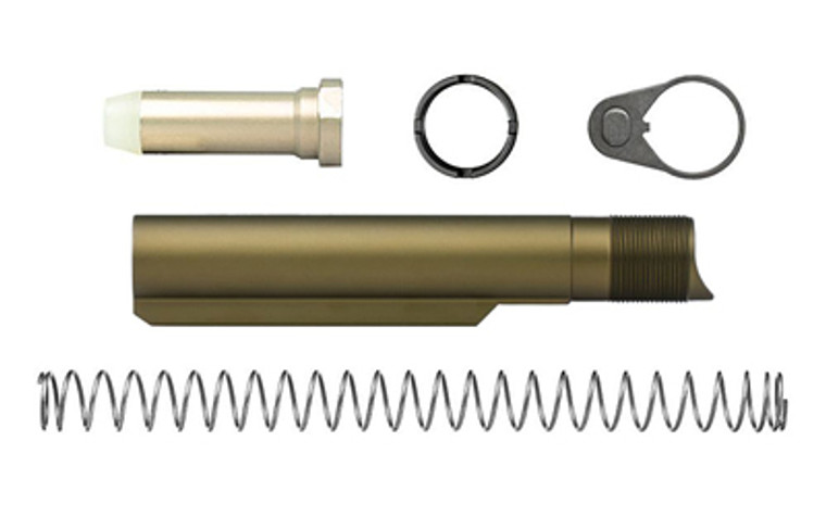 Aero Precision, Enhanced Carbine Buffer Kit, Buffer Tube Complete Assembly, Anodized Finish, Olive Drab Green, Fits AR10