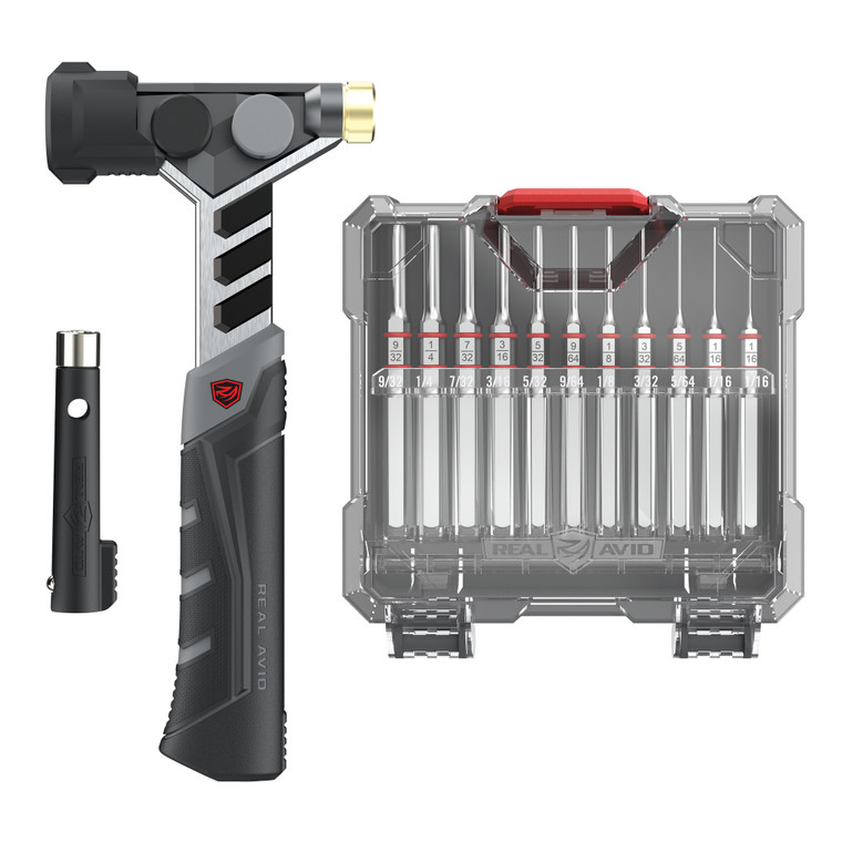 Real Avid Master Hammer and Accu-Punch 11 pc Standard Set