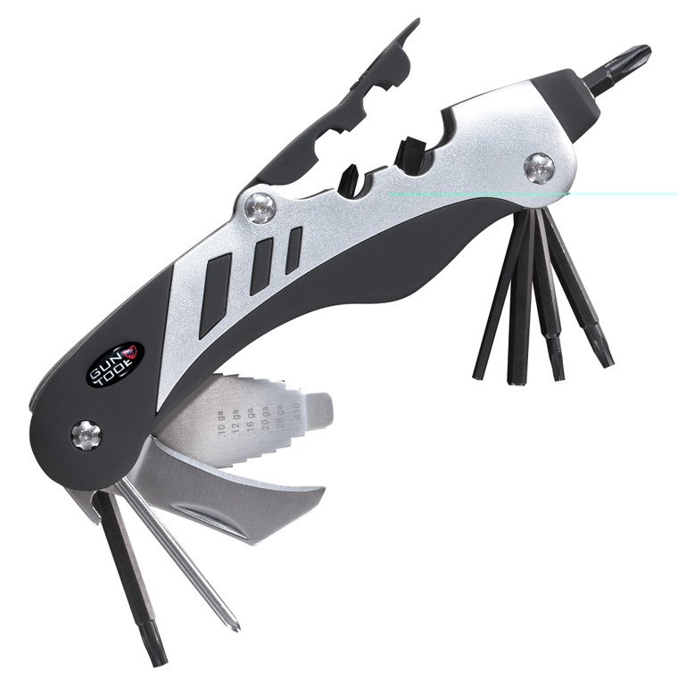 Real Avid Gun ToolReal Avid, The Gun Tool, Multi-Tool, Black/ Silver, Dual Blade, Multi-Bit Kit, Stainless Steel