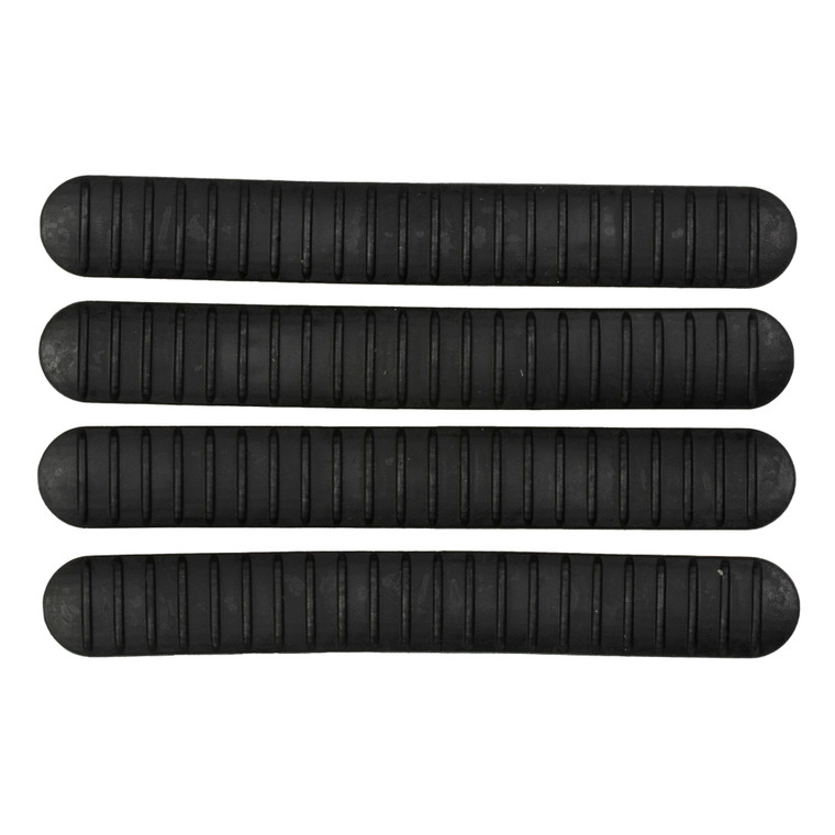 B5 Systems, Rail Covers, 4 Pack, Fits M-LOK Rails, Matte, Black