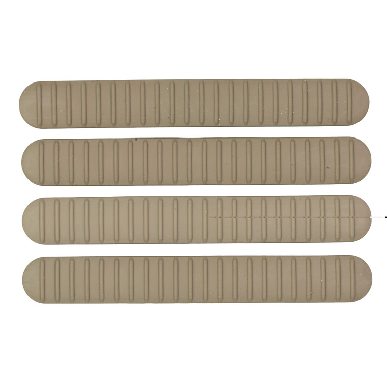 B5 Systems, Rail Covers, 4 Pack, Fits M-LOK Rails, Matte, Flat Dark Earth