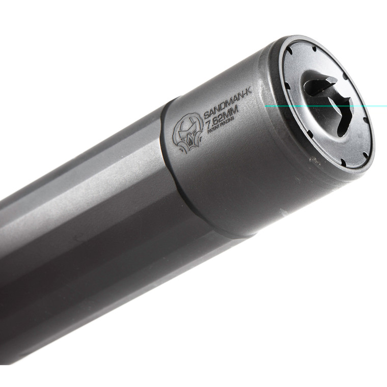 Dead Air Armament, Front Cap, Fits Dead Air Sandman/Pyro, 7.62MM, Black Finish