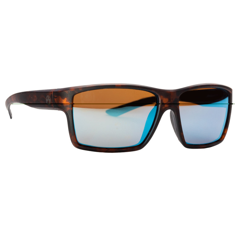 Magpul Industries, Explorer Eyewear, Polarized, Tortoise Frame, Bronze Lens/Blue Mirror