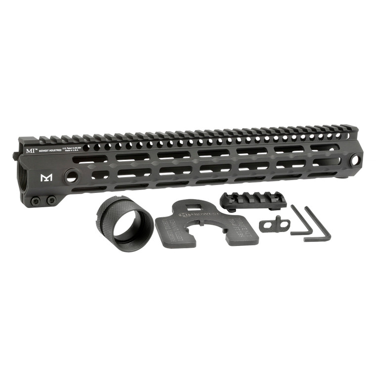 Midwest Industries, Gen 4 M-Series Handguard, M-LOK, Fits AR-15 Rifles, 13.375", Black