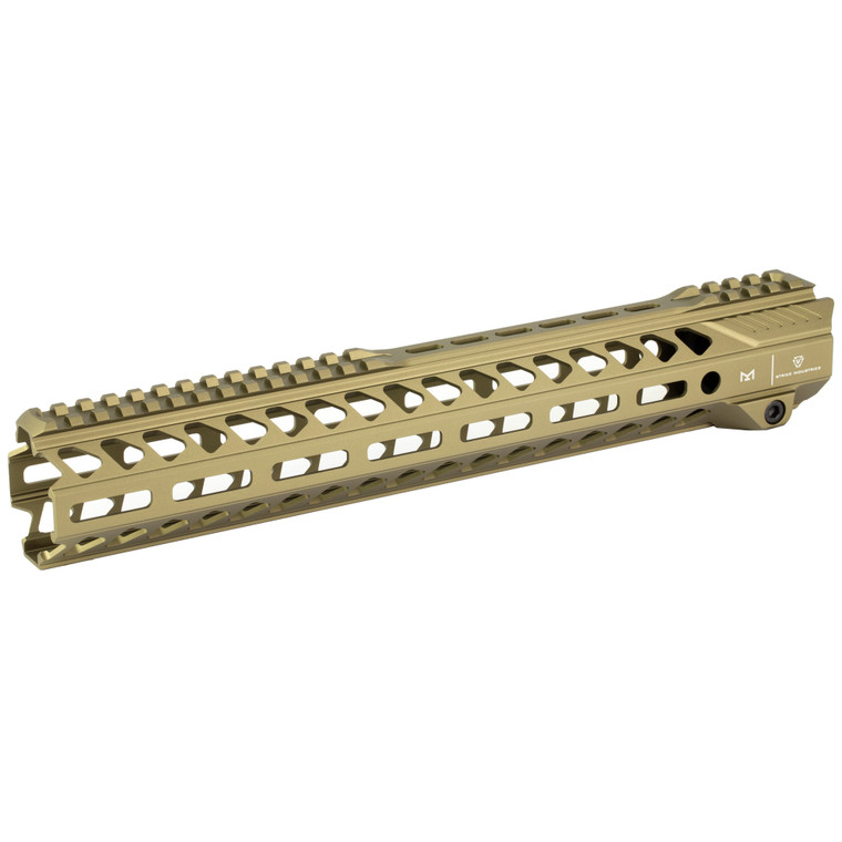 Strike Industries, Strike Rail M-LOK Handguard, Fits AR15, 13.5", Anodized Finish, Flat Dark Earth