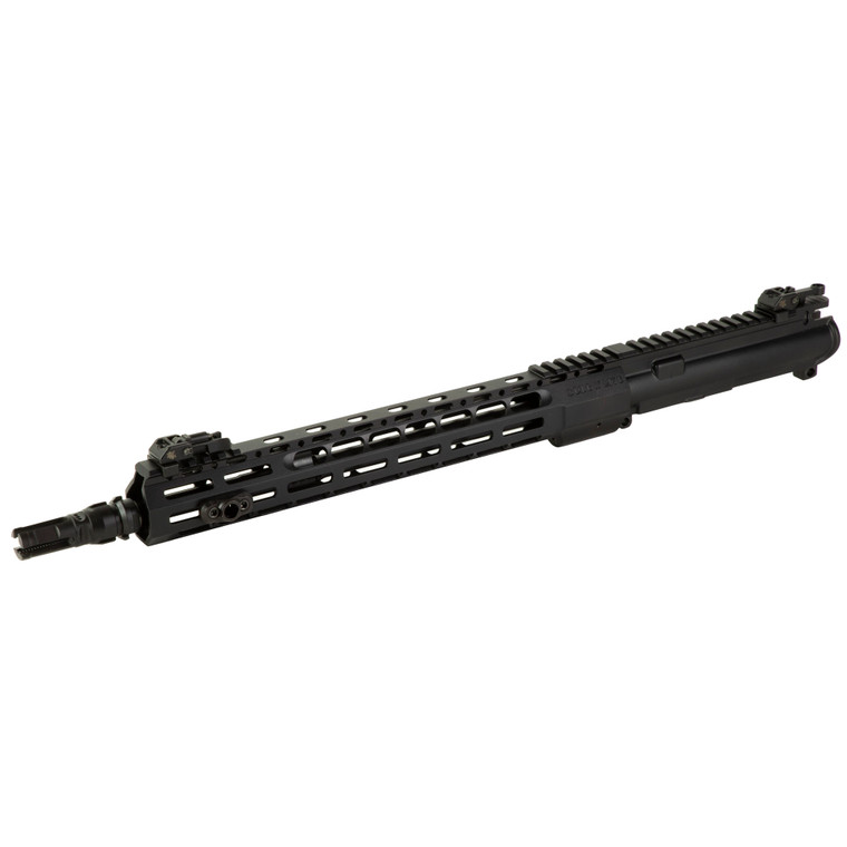 Sons of Liberty Gun Works, Swampfox Complete Upper, 223 Remington/556NATO, 14.7" Pinned (16" OAL) Lightweight Combat Barrel, QPQ Finish, Black, 14"