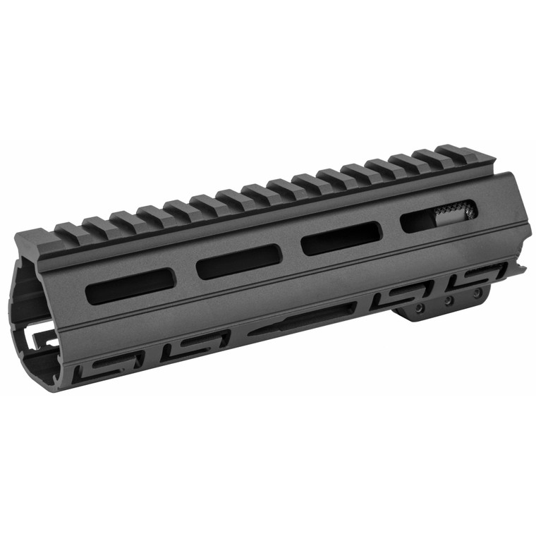 Luth-AR, Palm Handguard, 7", M-LOK, Aluminum, Free Float, Barrel Nut Included, Fits AR-15 Rifles, Black