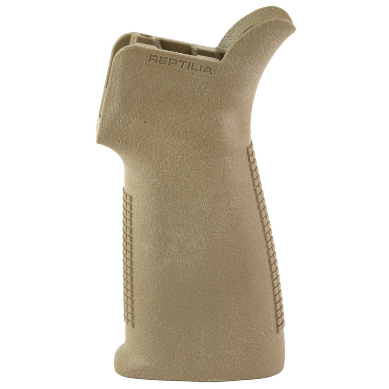 Reptilia, CQG Long, Pistol Grip, Fits AR Rifles, Matte Finish, Flat Dark Earth