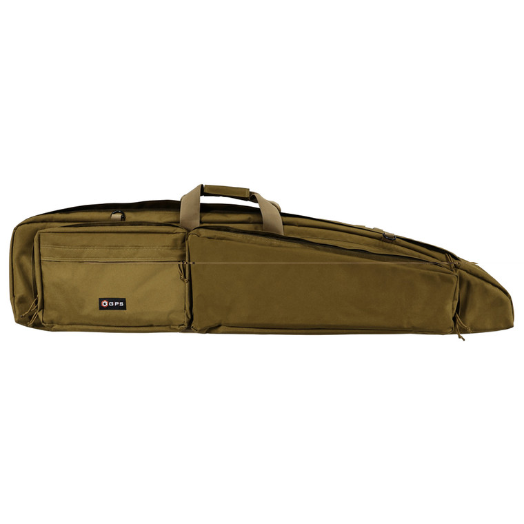 GPS, Double Bolt, Rifle Case, 50", For Scoped Rifles, Tan