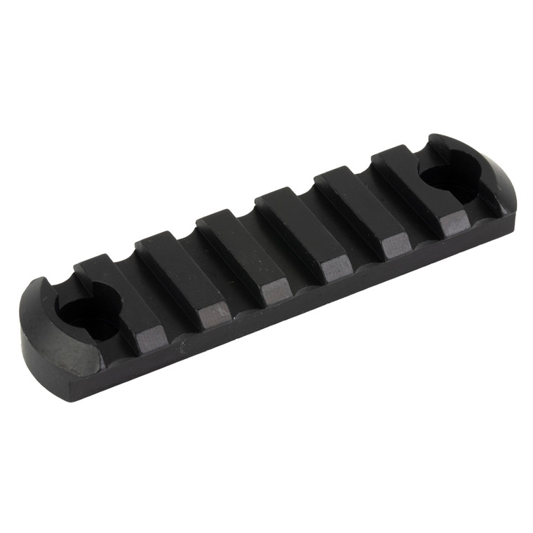 CMC Triggers, M-Lok Picatinny Rail, 7 Slot, Fits M-LOK Rail, 3.5" Long, Anodized Finish, Black