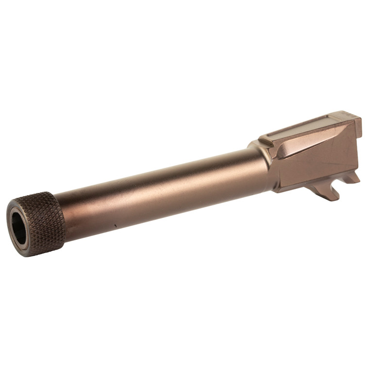 Lone Wolf Distributors, Dawn 365XL Barrel, 9MM, 4.4" Threaded Barrel, 1/2X28 Thread Pitch, PVD Finish, Bronze