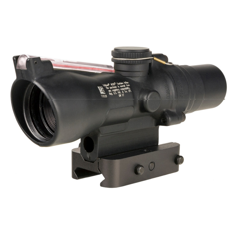 Trijicon, ACOG, 2X20mm, Dual Illuminated Red Crosshair, Includes Q-LOC Mount, Matte Finish, Black