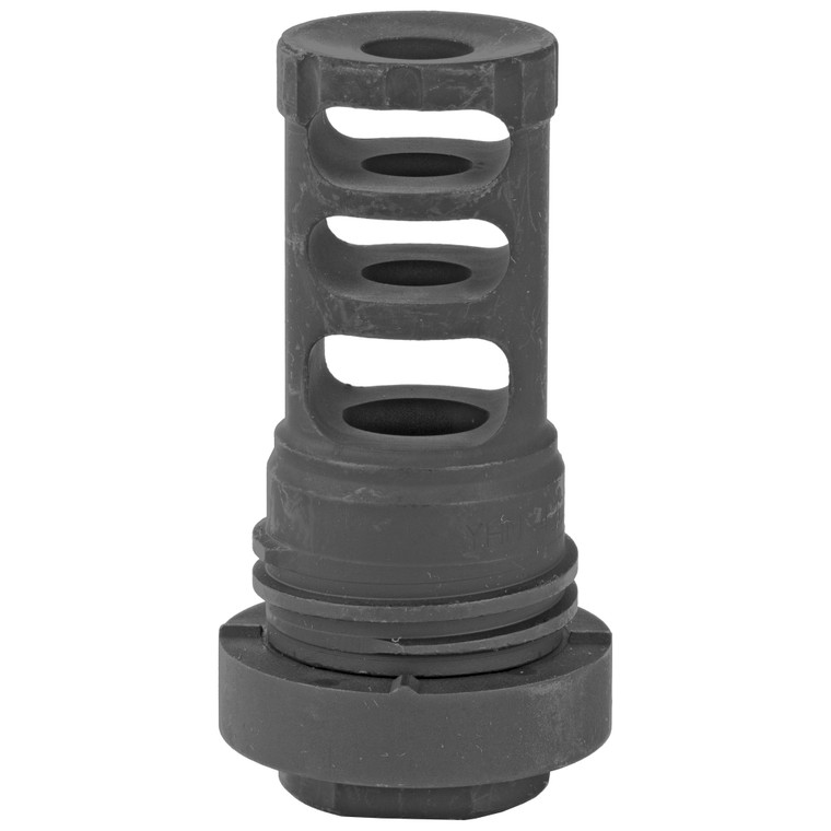 Yankee Hill Machine Co, 30 CAL Q.D. Muzzle Brake for Nitro and Resonator, Black, 1/2X28