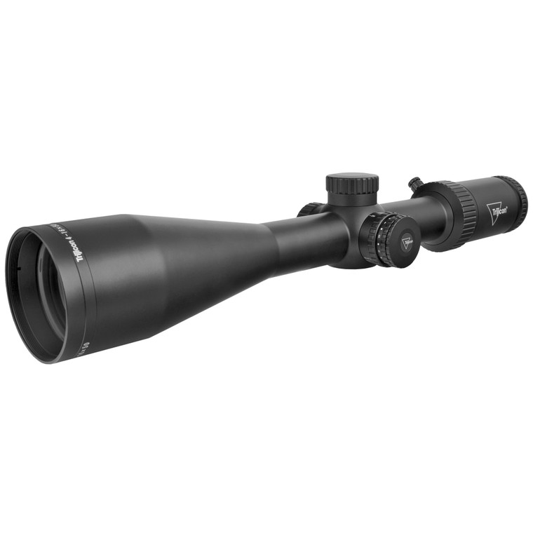 Trijicon, Credo HX 4-16x50mm Second Focal Plane Riflescope with Red Standard Duplex, 30mm Tube, Satin Black, Low Capped Adjusters