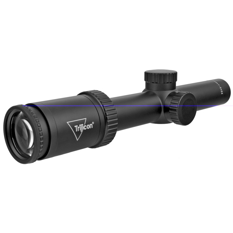 Trijicon, Huron 1-4x24mm Riflescope BDC Hunter Holds, 30mm Tube, Satin Black, Capped Adjusters