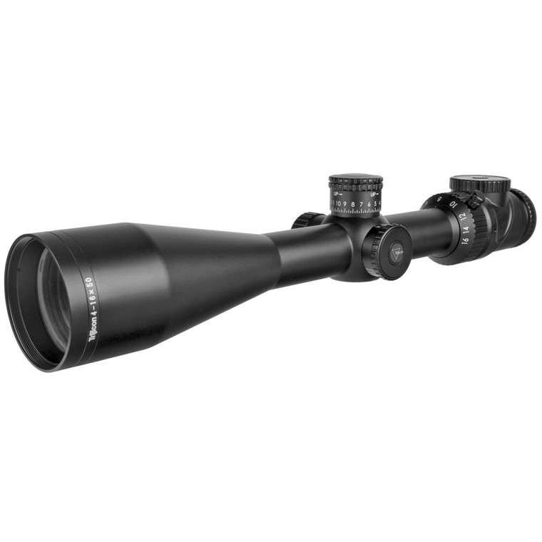 Trijicon, AccuPoint 4-16x50mm Riflescope MOA Ranging Crosshair with Green Dot, 30mm Tube, Satin Black, Exposed Elevation Adjuster with Return to Zero Feature