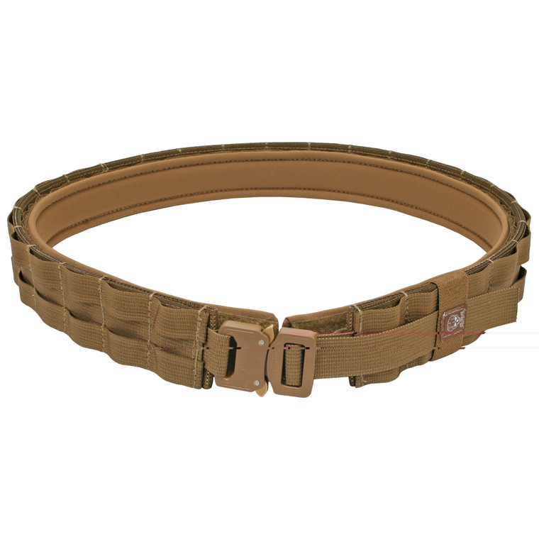 Grey Ghost Gear, UGF Battle Belt with Padded Inner, Large (40"-42"), Coyote Brown