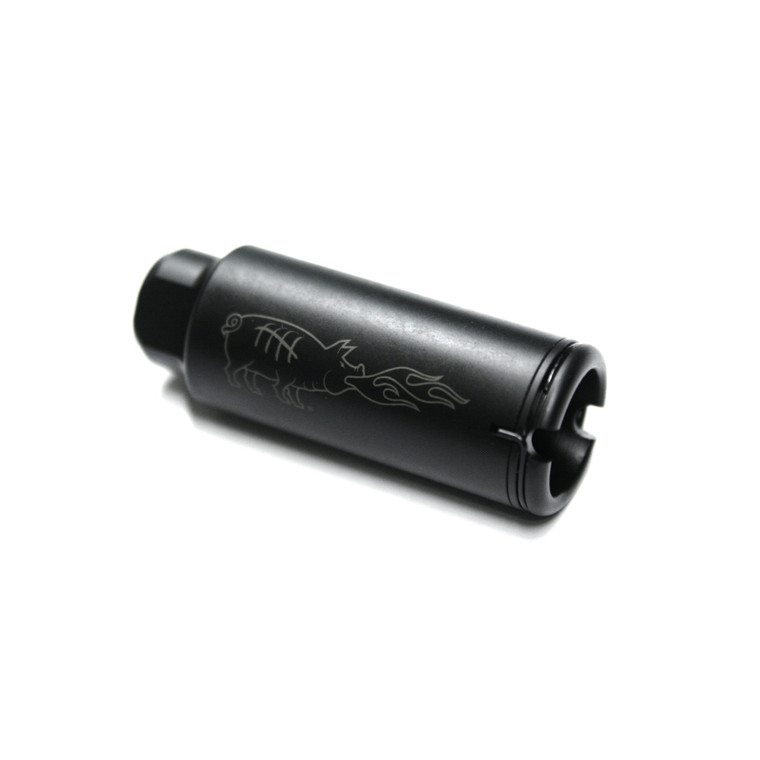 Noveske, KX5 Flash Suppressor, 556NATO, 1/2X28, Fits AR Rifles, Black Finish