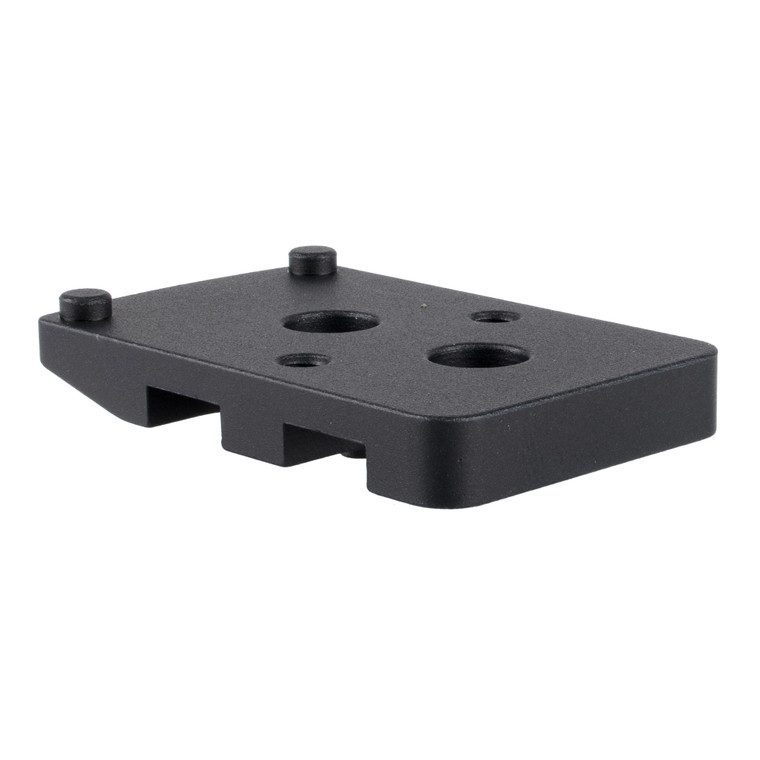 Trijicon, Accessory Ring Plate, Low Mount, Q-Loc, Fits Trijicon RMR, Anodized Finish, Black