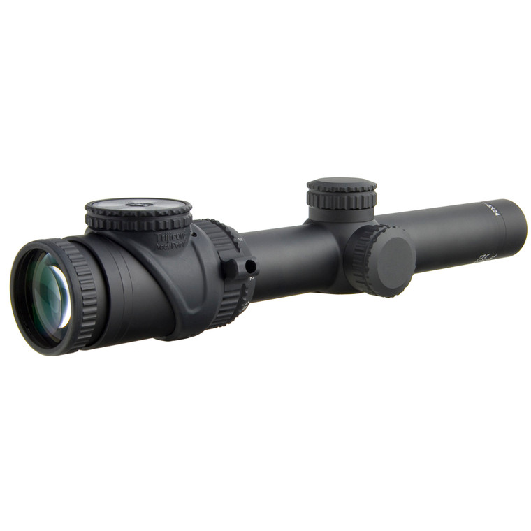 Trijicon, AccuPoint, Rifle Scope, 1-6X24mm, Circle-Cross with Green Dot, Matte, 30mm