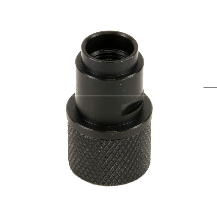 Gemtech, Thread Adapter For Walther P22, 1/2X28, Thread Protector Included, Black Finish