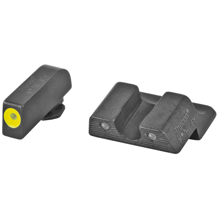 Trijicon, HD Night Sight, Fits Glock 42, 43, 43X, and 48, Yellow Outline