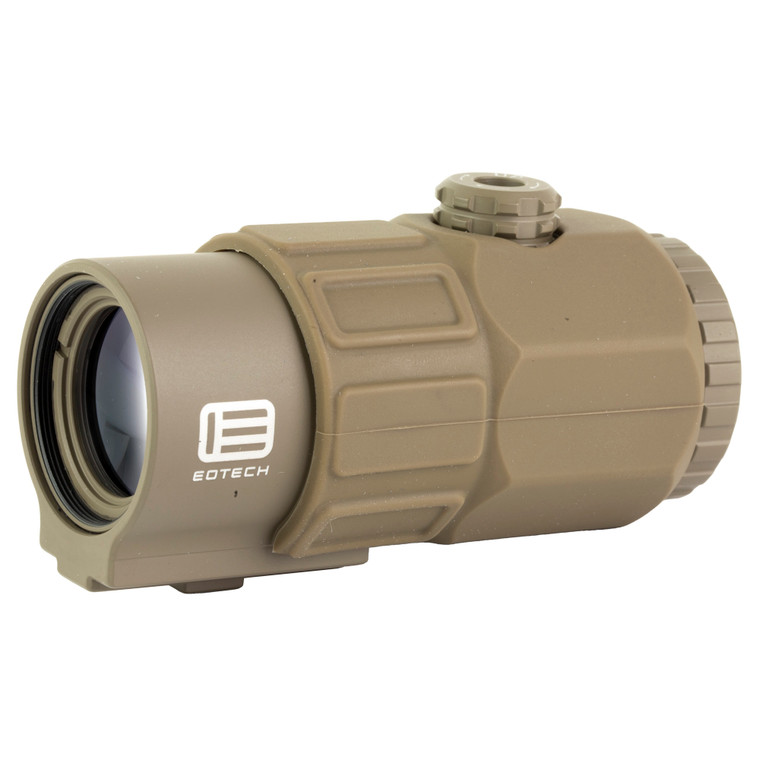 EOTech, G45 Magnifier, 5X, QD Mount, Switch to Side, 34mm, Matte Finish, Tan, Includes Mount