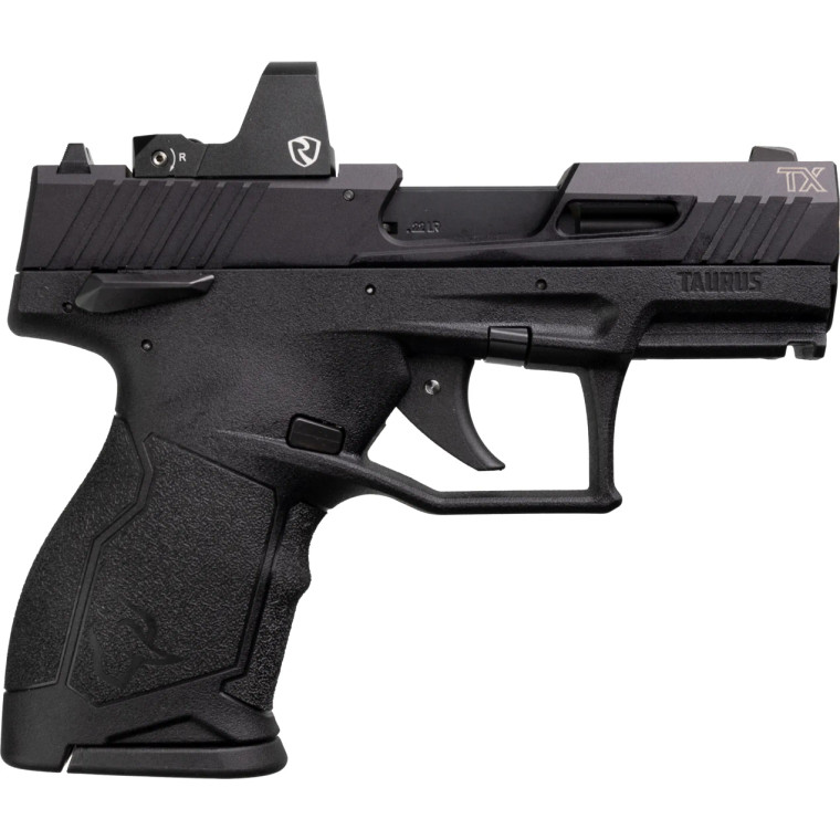 TAURUS TX22 COMPACT WITH RITON RED DOT 22 LR 3.5'' 13-RD w/ THUMB SAFETY