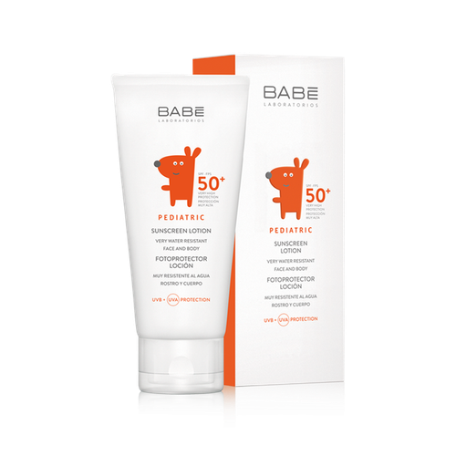 Babe fotoprotector pediátrico loción SPF 50+ muy resistente al agua