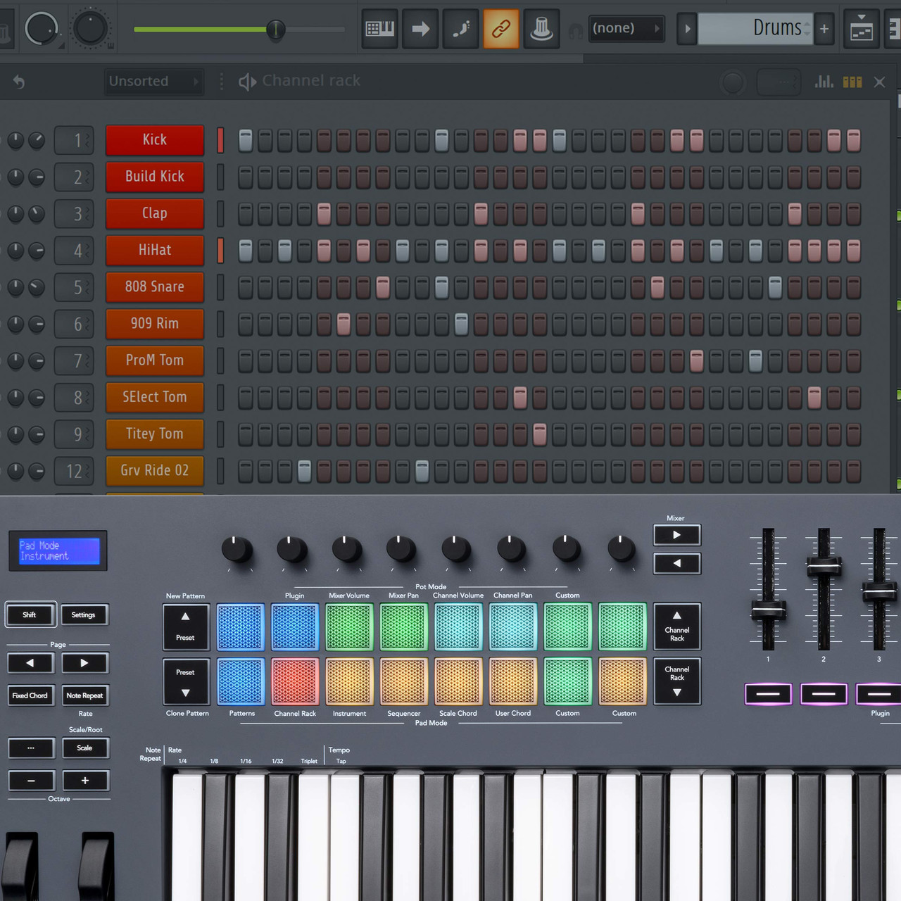Novation FLkey 49 - 49-Key Fully-Integrated MIDI Controller