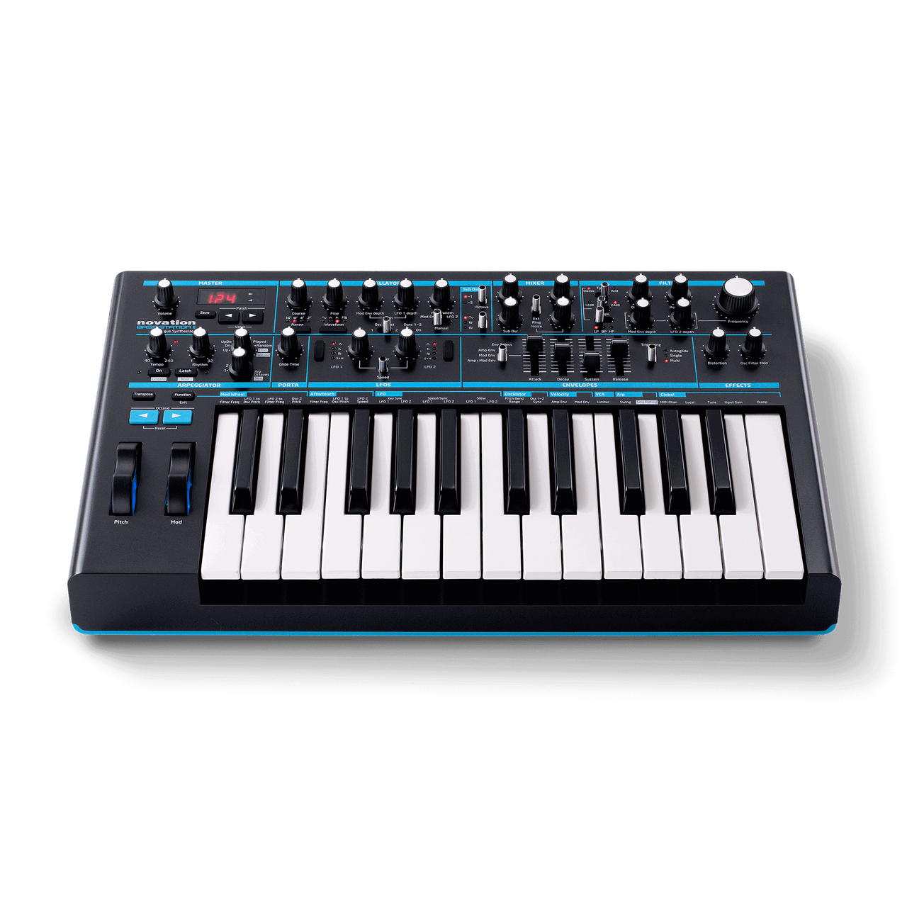 大好き アナログシンセサイザー novation BASS Ⅱ STATION 鍵盤楽器 - christinacooks.com