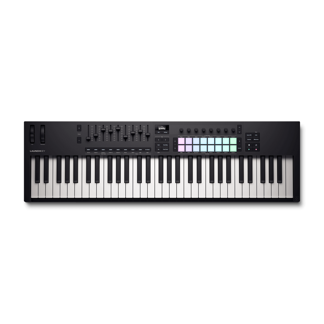 Novation/Launchkey 61 Mk4 MIDIキーボード 61鍵 LK61-MKIV-Straight-Top-2400-