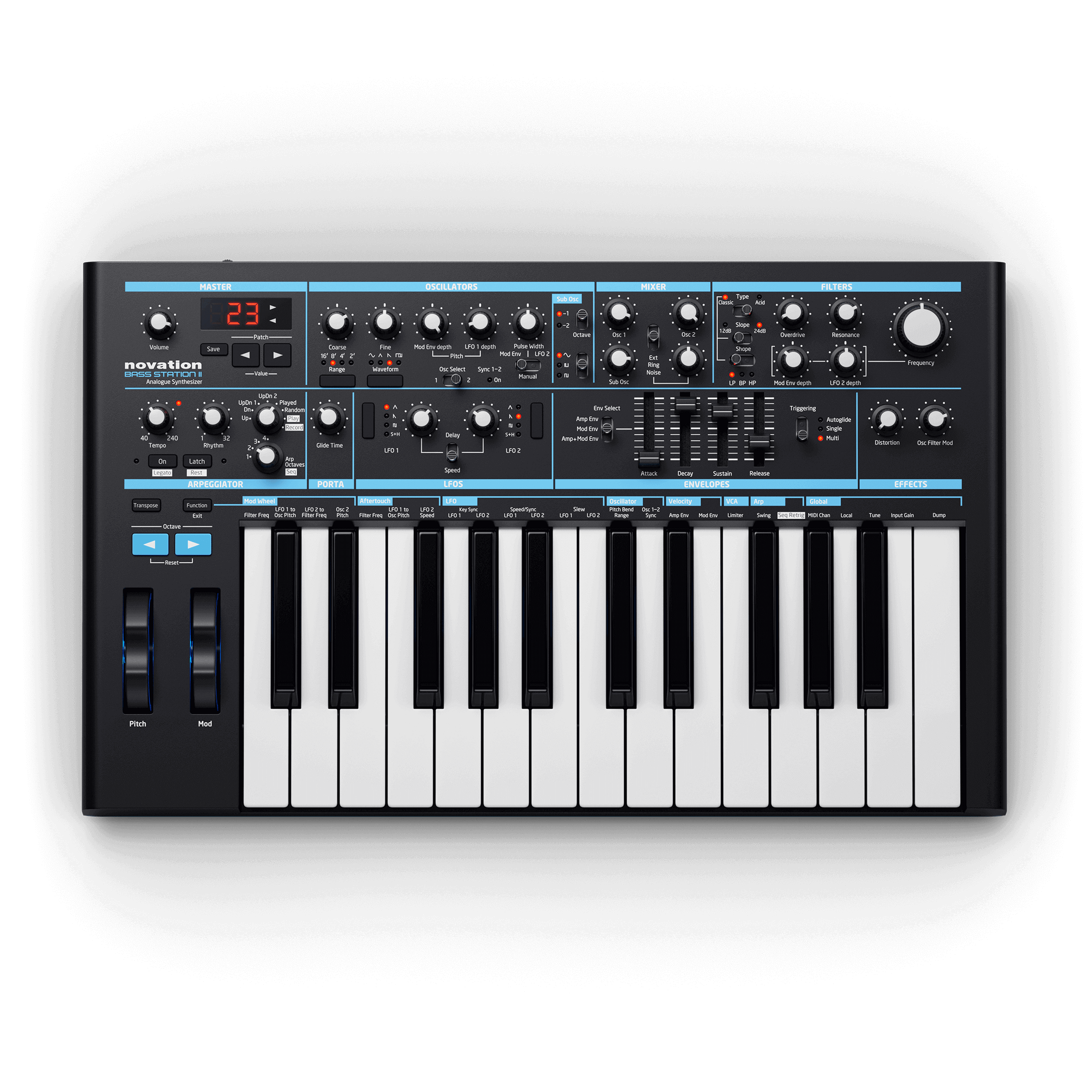 【絶品】 bass-station-ii-top-2400-2400. 鍵盤楽器