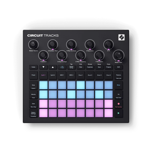 Grove Box Novation | Grid Controllers, Grooveboxes, Synths and Keys