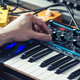 Bass Station II being played