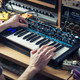Bass Station II being played